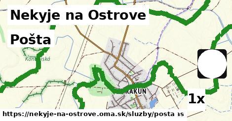 Pošta, Nekyje na Ostrove