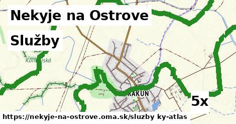 služby v Nekyje na Ostrove