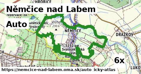 auto v Němčice nad Labem