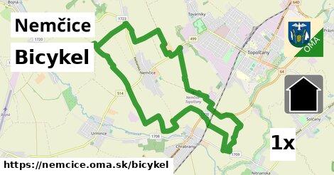 bicykel v Nemčice