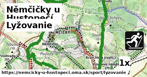 Lyžovanie, Němčičky u Hustopečí