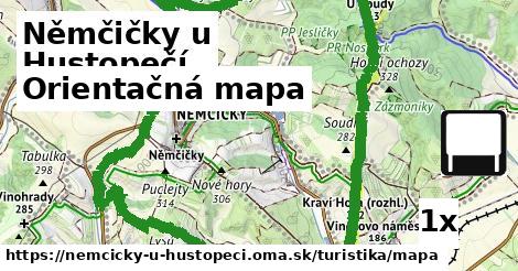 Orientačná mapa, Němčičky u Hustopečí