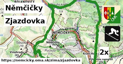 zjazdovka v Němčičky