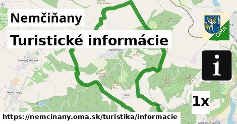 Turistické informácie, Nemčiňany