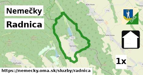 Radnica, Nemečky