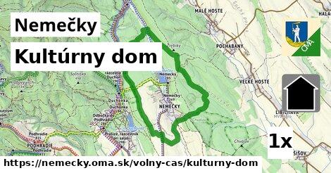 Kultúrny dom, Nemečky