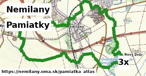 pamiatky v Nemilany