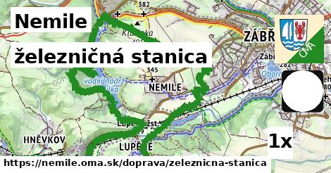 železničná stanica, Nemile