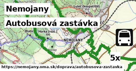 Autobusová zastávka, Nemojany