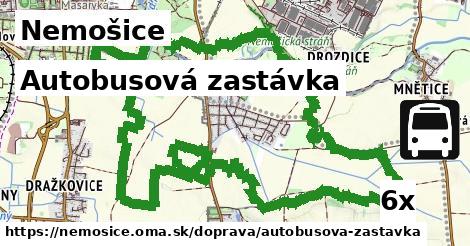 Autobusová zastávka, Nemošice