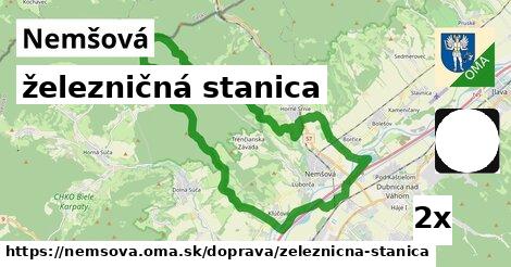 železničná stanica, Nemšová