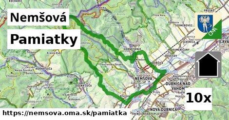 pamiatky v Nemšová