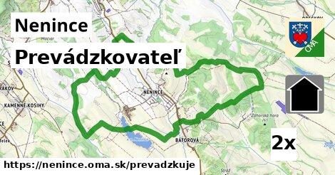 prevádzkovateľ v Nenince