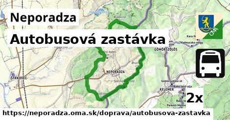 Autobusová zastávka, Neporadza