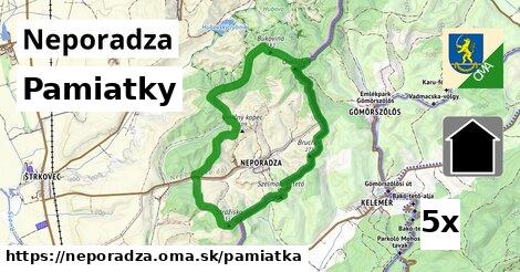 pamiatky v Neporadza