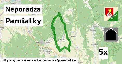 pamiatky v Neporadza, okres TN