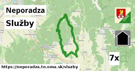 služby v Neporadza, okres TN