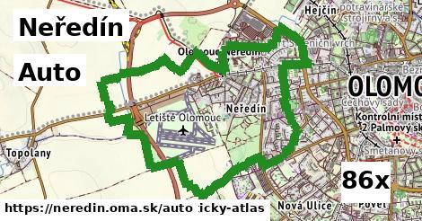 auto v Neředín