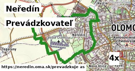 prevádzkovateľ v Neředín