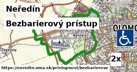 Bezbarierový prístup, Neředín