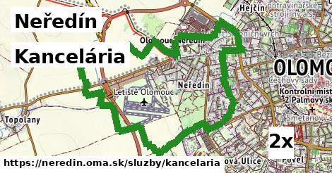 Kancelária, Neředín