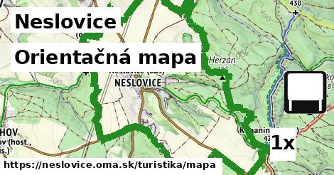 Orientačná mapa, Neslovice