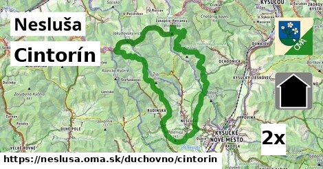 Cintorín, Nesluša