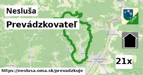 prevádzkovateľ v Nesluša