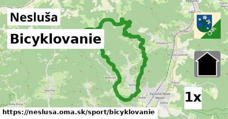 bicyklovanie v Nesluša