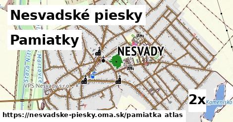 pamiatky v Nesvadské piesky