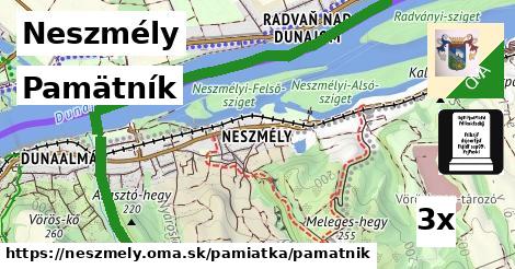 Pamätník, Neszmély