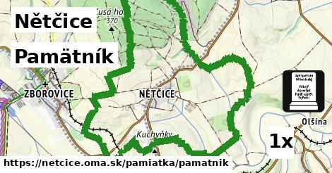 pamätník v Nětčice