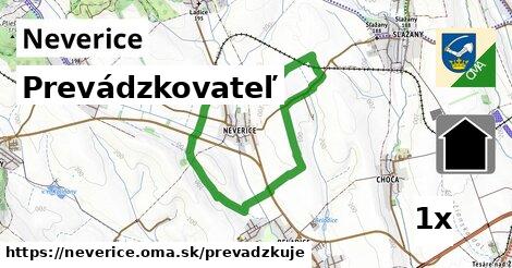 prevádzkovateľ v Neverice