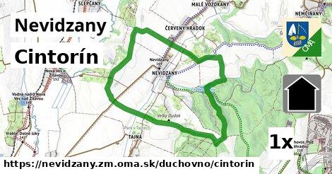 Cintorín, Nevidzany, okres ZM