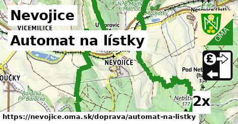Automat na lístky, Nevojice