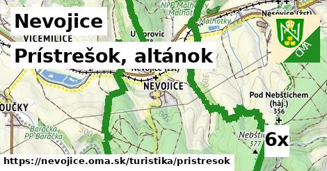 Prístrešok, altánok, Nevojice