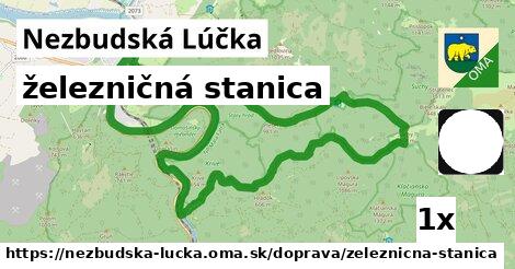 železničná stanica, Nezbudská Lúčka