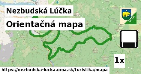 Orientačná mapa, Nezbudská Lúčka