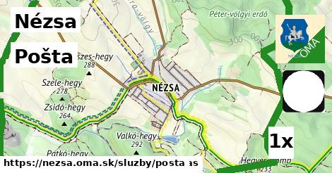 Pošta, Nézsa