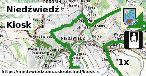kiosk v Niedźwiedź