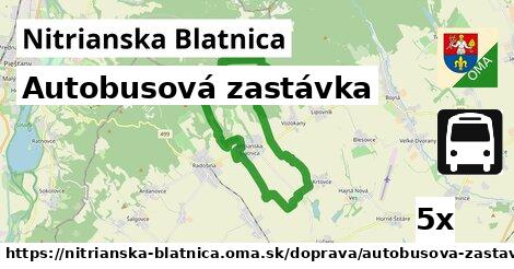 Autobusová zastávka, Nitrianska Blatnica