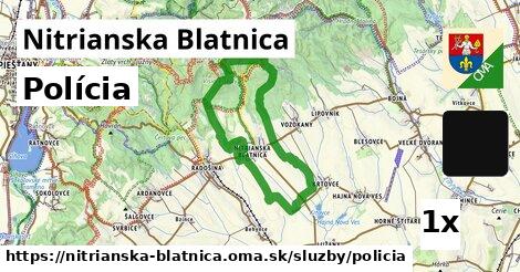 polícia v Nitrianska Blatnica