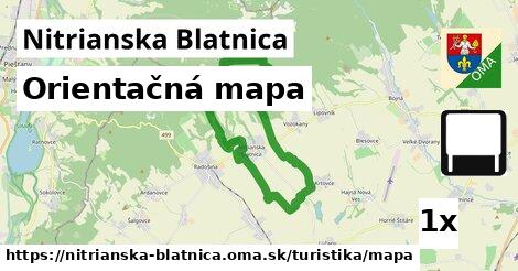 Orientačná mapa, Nitrianska Blatnica