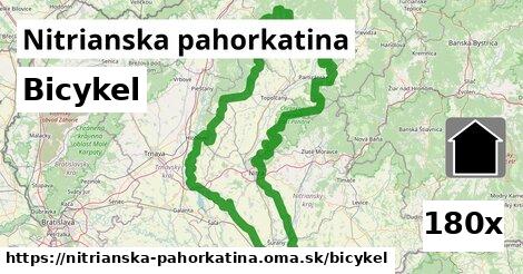 bicykel v Nitrianska pahorkatina