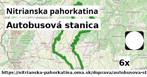 Autobusová stanica, Nitrianska pahorkatina