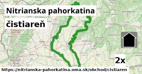 čistiareň, Nitrianska pahorkatina