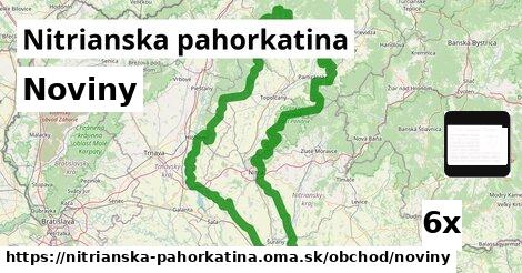 Noviny, Nitrianska pahorkatina