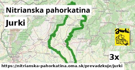 Jurki, Nitrianska pahorkatina