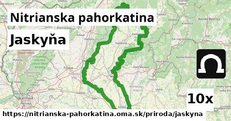 Jaskyňa, Nitrianska pahorkatina