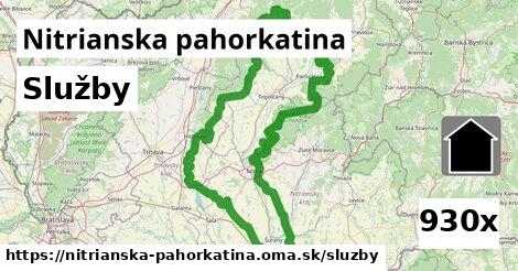 služby v Nitrianska pahorkatina